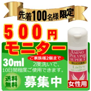 画像: 黒にんにくシャンプー　自髪力エクストラ　レディースタイプ(30ml×1本）モニター